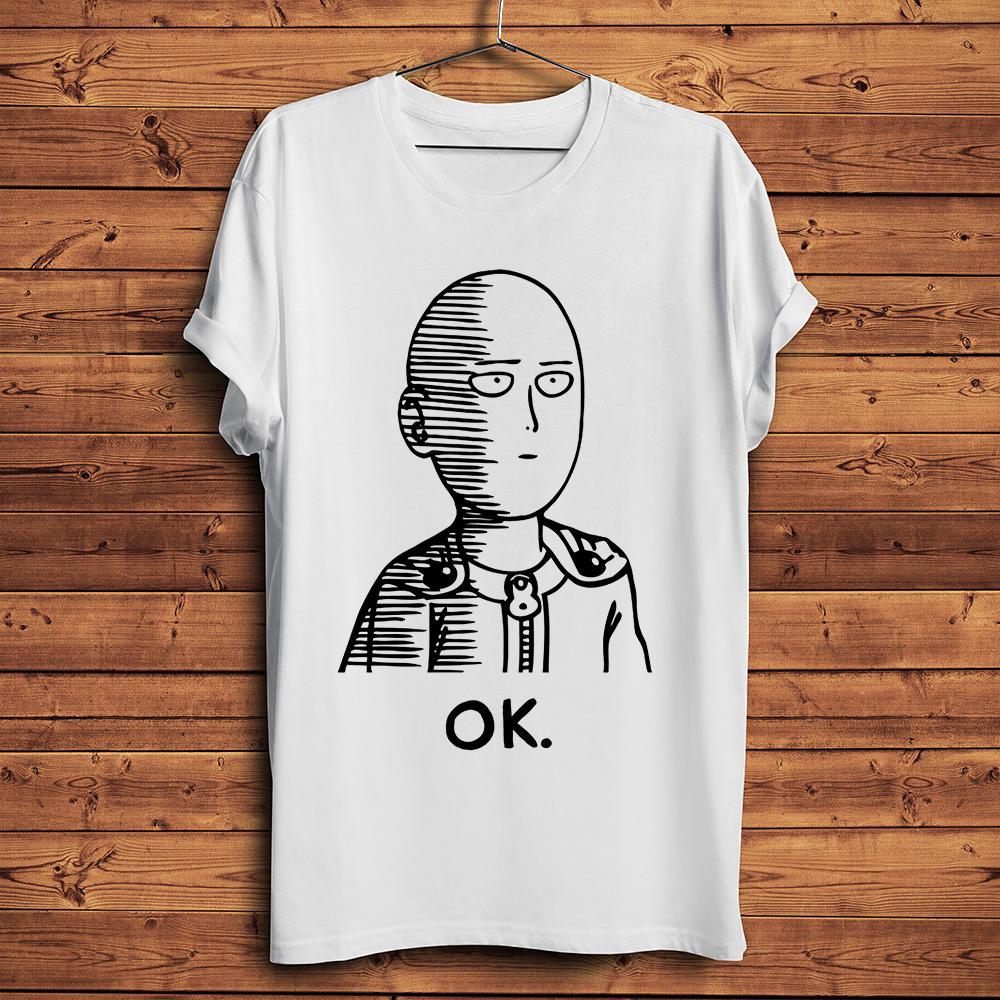 

One Punch Hero Забавная аниме футболка мужская белая повседневная футболка с короткими рукавами унисекс уличная футболка манга XXL