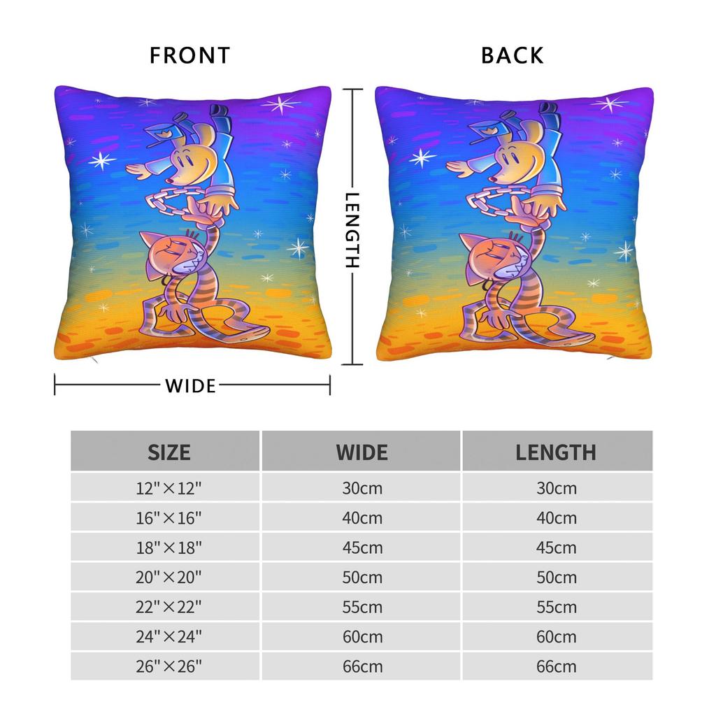 Pillow Case Dog Man Comic Anime Soft Pillow Cover For Wedding Party Home Decor Cute Funny Pillowcases