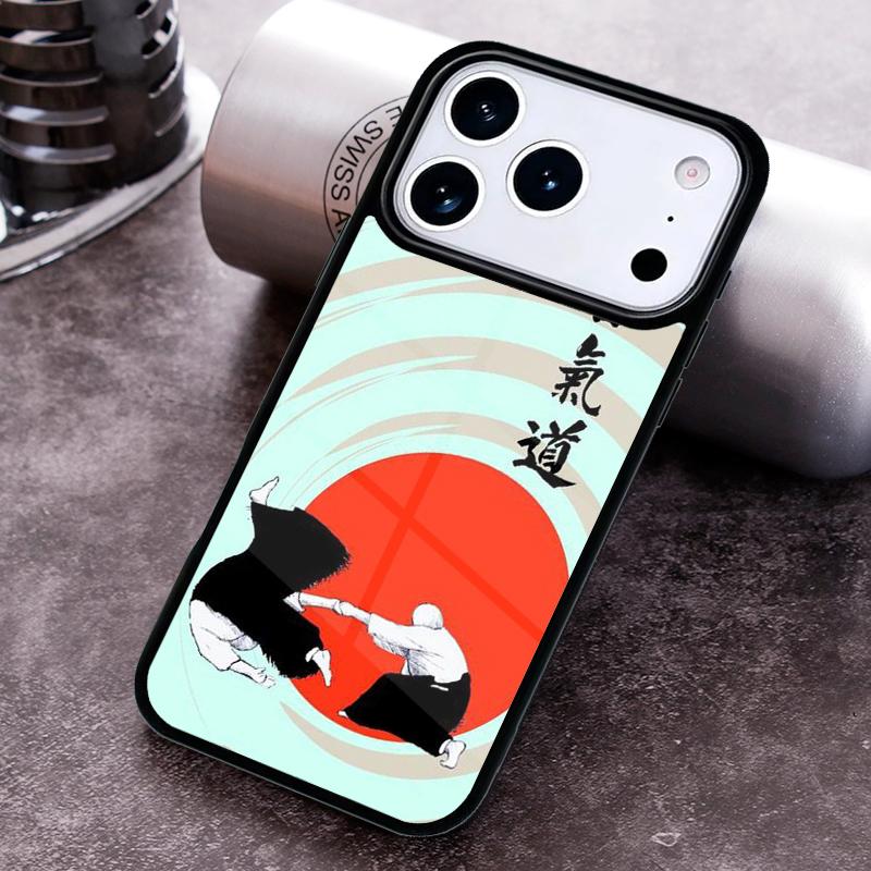 Aikido Japanese Martial Phone Case For iPhone 17 16 15 14 13 12 11 Pro Max Plus 17Air Soft Silicone Cover