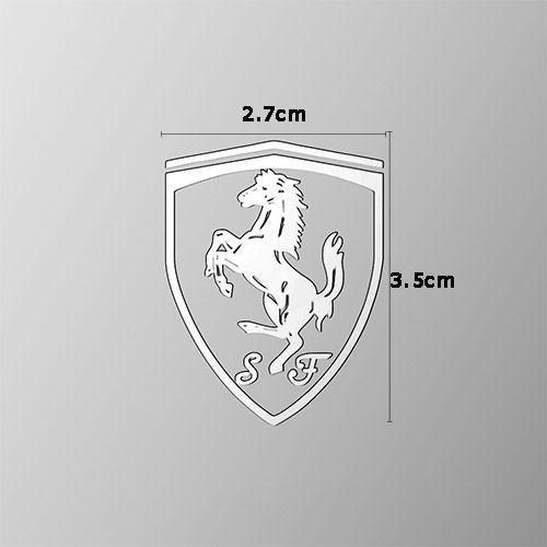 

Наклейка Декоративная На Кузов Автомобиля С Логотипом Ferrari Креативная Металлическая Наклейка Для Ferrari 308 GT4 328 GTB GTS F355 360 Modena F430 458ltalia 488 2pc