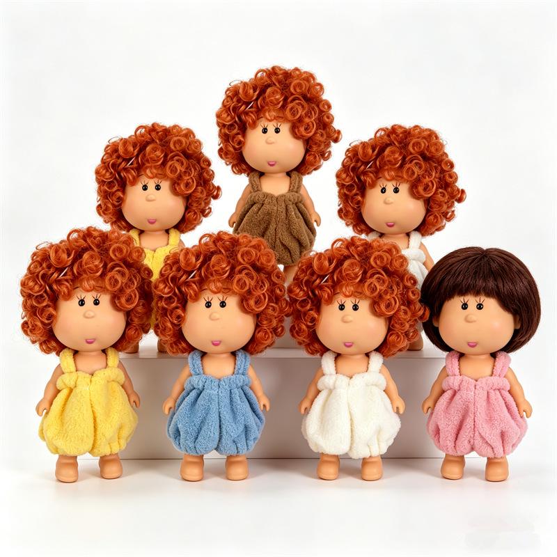 Children's Princess Doll Suspender Dress - Plush Baby Toy Outfit