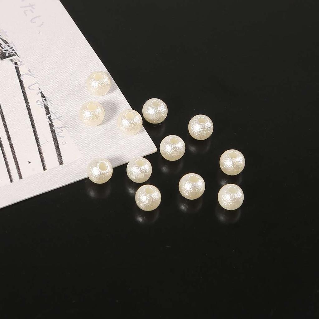 10-500Pcs ABS Wrinkled Pearl Beads for DIY Jewelry Craft Making Home Decoration Art Faux Pearls for Vase Fillers