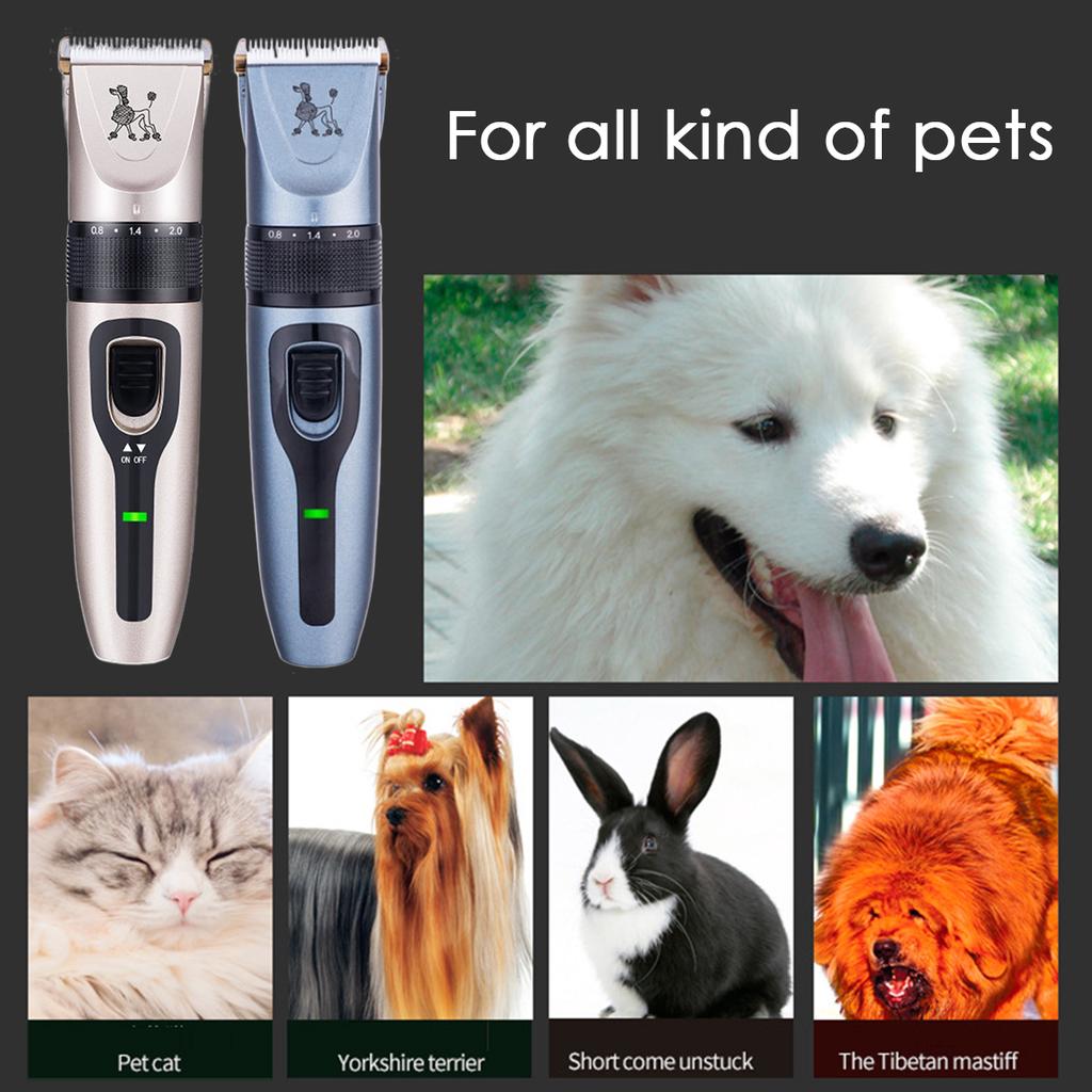 Buy Electric Low Noise Animal Pet Dog Cat Hair Shaver Razor Grooming ...