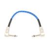 6.35mm Electric Guitar Effect Cable with Double 90 Degrees  Elbow Guitar Effector Wire SupplyBlue