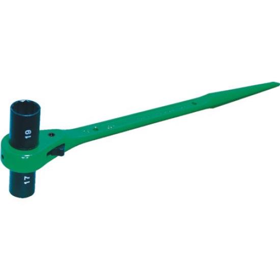 

Super Double Long Double Opening Ratchet Wrench Hexagonal 17 x RN1721WL Socket, (Claw Type), Width 21mm,