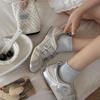Girls' Cotton Summer Ankle Socks - Anti-Odor White Crew & Mid-Calf Options