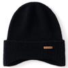 Cashmere hat men's and women's double-layer thickened winter cashmere bag head knitted stacking hat couple cold hat