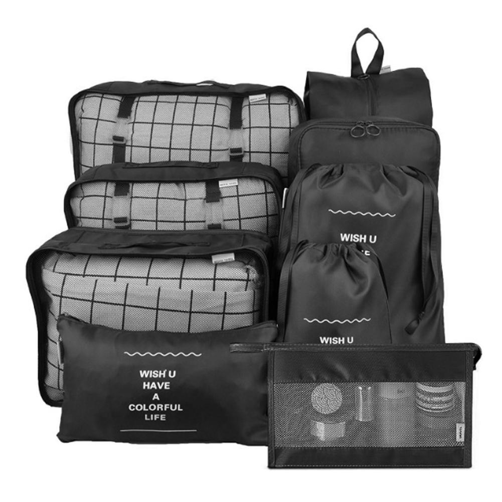 

Multipurpose 9pcs Classification Storage Bags Thickening Cosmetic Packaging Bags Waterproof for Sheets Underwear Shoe Socks