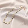 Fashion Daisy Flower Enamel Bracelet for Women Choker Necklace Bohemian Sunflower Stackable Hand String Jewelry