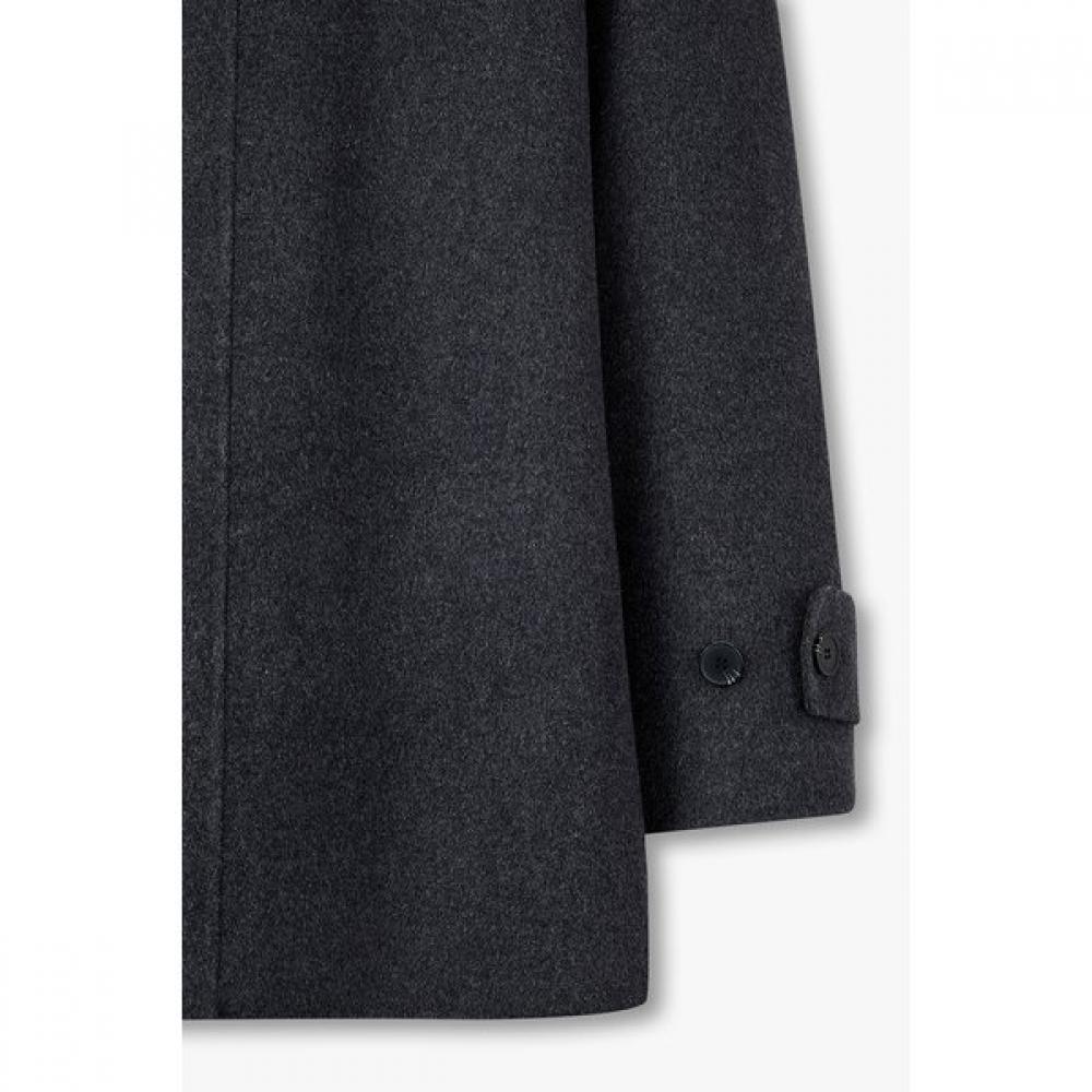 Studio Tomboy Handmade Wool Blend Hoodie Half Coat 9176411981