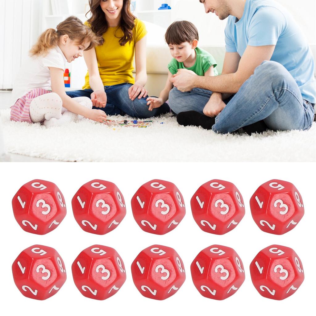 40Pcs 12 Sided Dice Set Polyhedral Dice for Family Party Board Game Pub Game