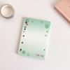 Kawaii Print Mini Binder Notebook M5 Size Pocket Notepads Diy Po Album Postcards Collect