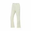 Li Ning Solid Color Mid Waist Breathable Versatile Flared Sports Long Pants Women Bottoms Gravel-White-Gray AYKV720-6