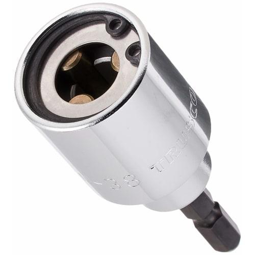 TRUSCO Electric Screwdriver Socket, Fits All Threads, Screw Diameter W3/8, TEZN38