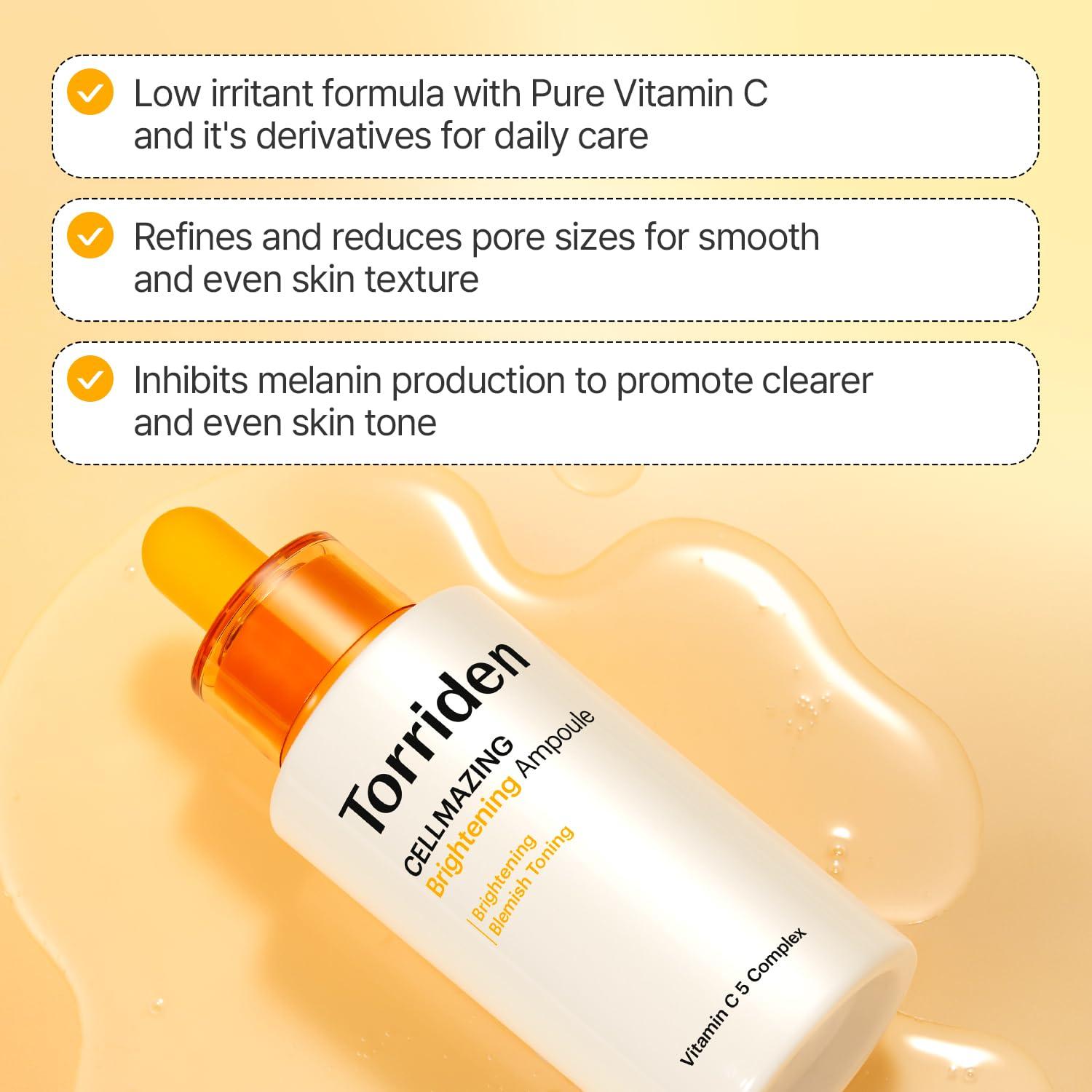 

Torriden Cellmazing Brightening Ampoule 30ml +RANDOM GIFT