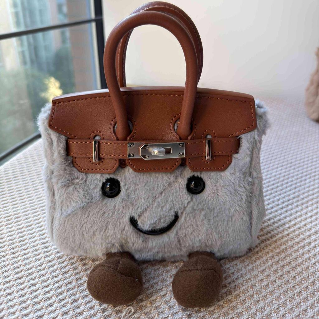Jellycat Roztomilá nadýchaná platinová panenka Crossbody Elf Kabelka