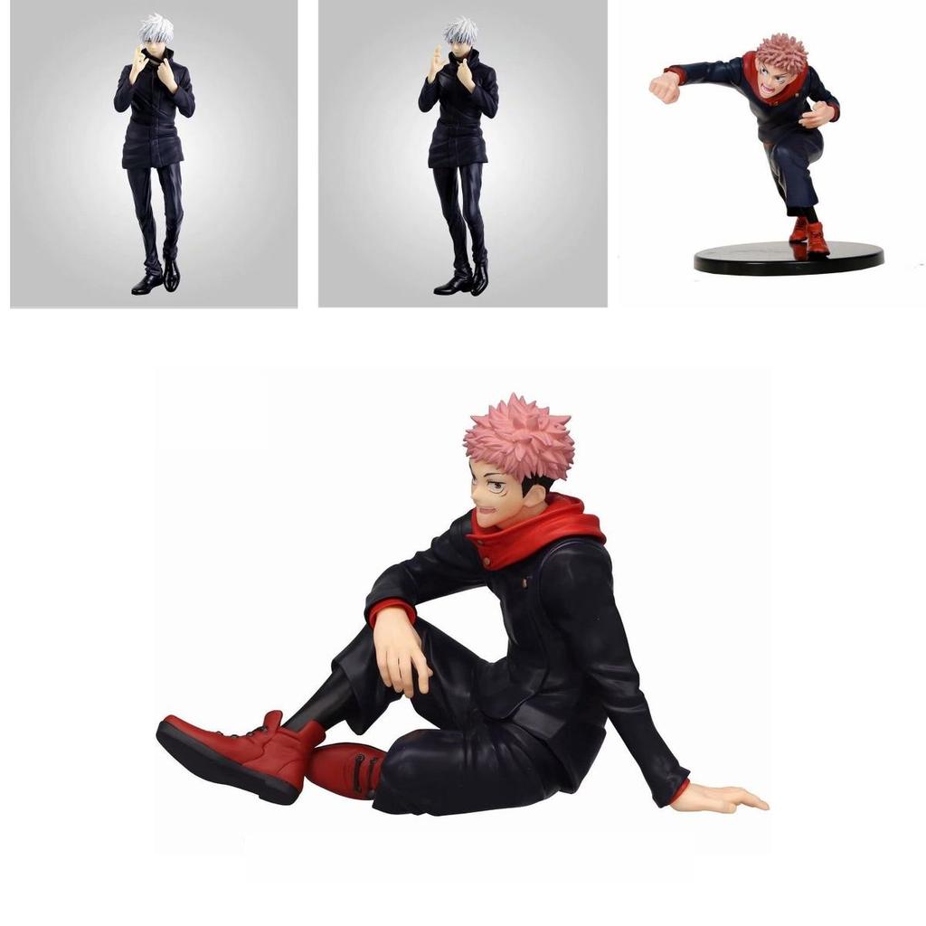 Stunningly Detailed Jujutsu Kaisen Action Figure Featuring Yuji Itadori And Satoru Gojo