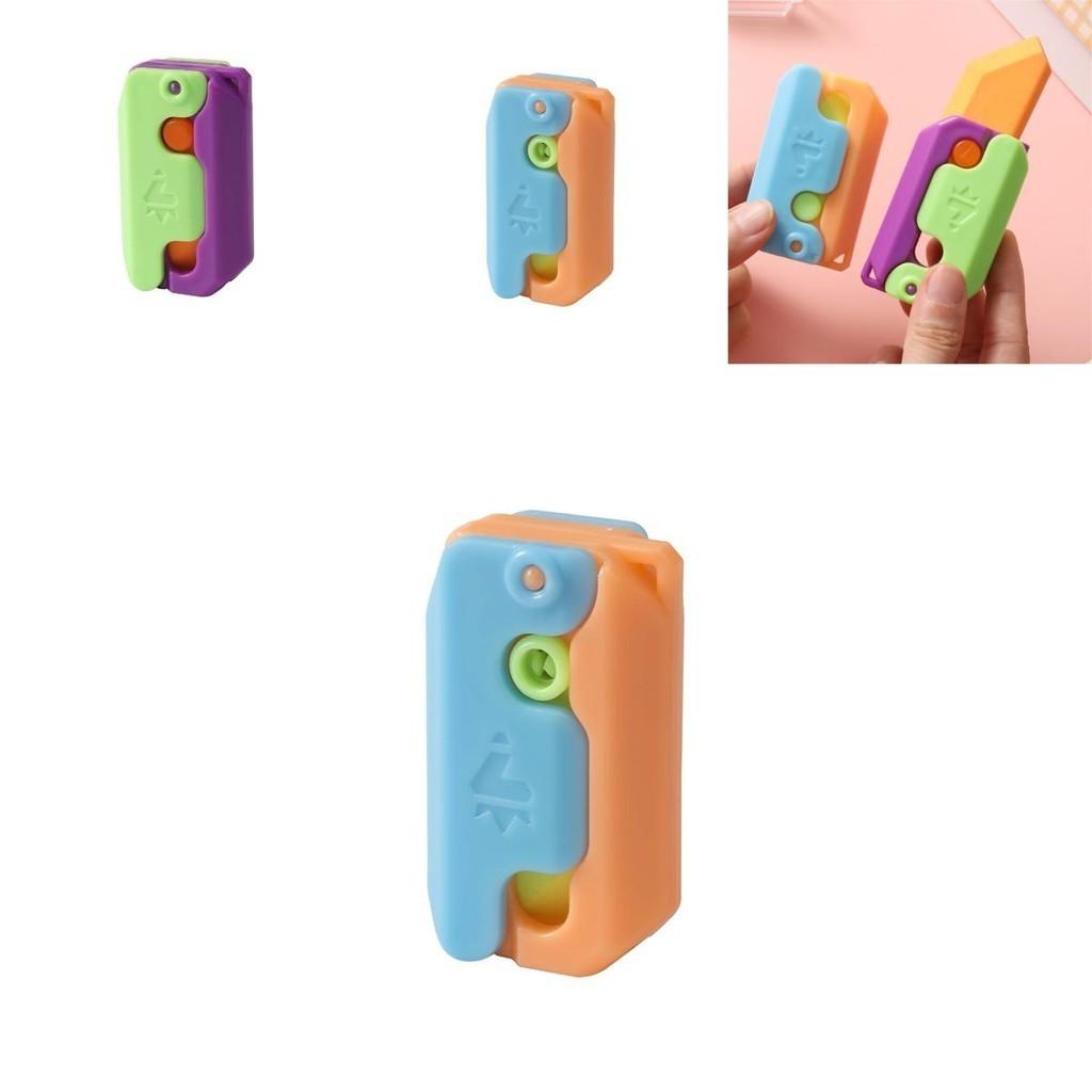 New Cartoon 3d Gravity Carrot Eraser Toy For Students Creative Stationery To Release Stress Purple Shell)