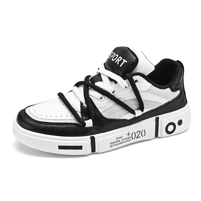 Hot Selling Platform Unisex Board Shoes Streetwear Sneaker Lace-up Design Man Casual Sneaker Comfortable Men Skateboarding Shoes