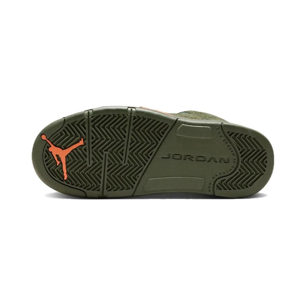Air Jordan 5 Retro PS Olive Army Olive Solar Orange 440889-308