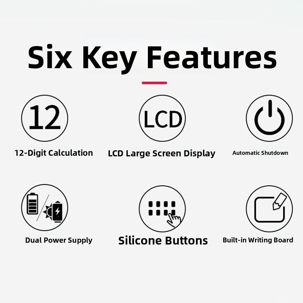 2in1 Function Calculators with Tablet LCD Writing Board with Stylus  Financial Institution