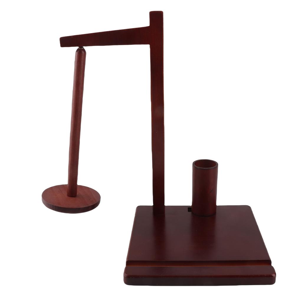 Crochet Yarn Holder   Wood Rotating Yarn   Holder   with Phone Stand for Home