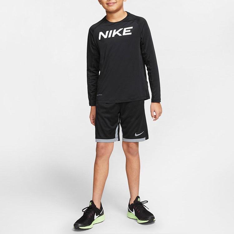 Nike Pro Quick-Dry Training Long Sleeve T-Shirt Kids Tops Black CJ7711-010