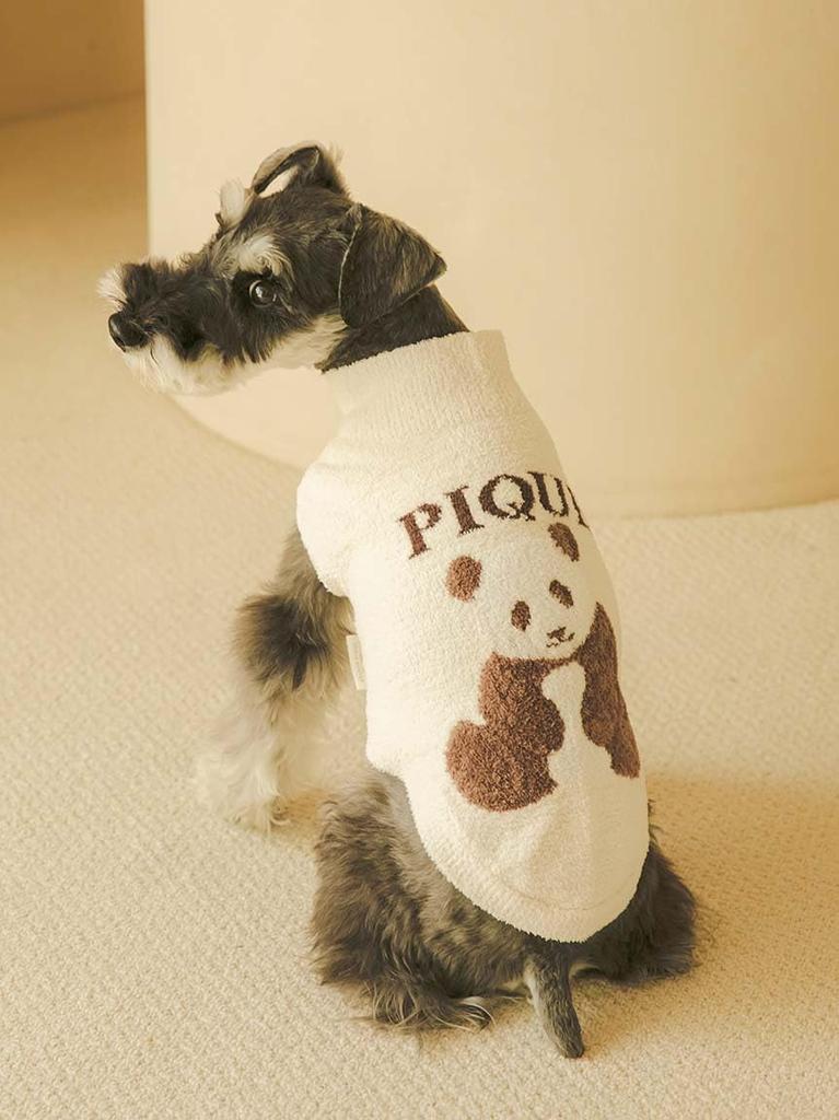 Pique Katze Panda JQD Rollkragenpullover PAGG251591 OWHT M [Gelato & Hund] KATZE&HUND