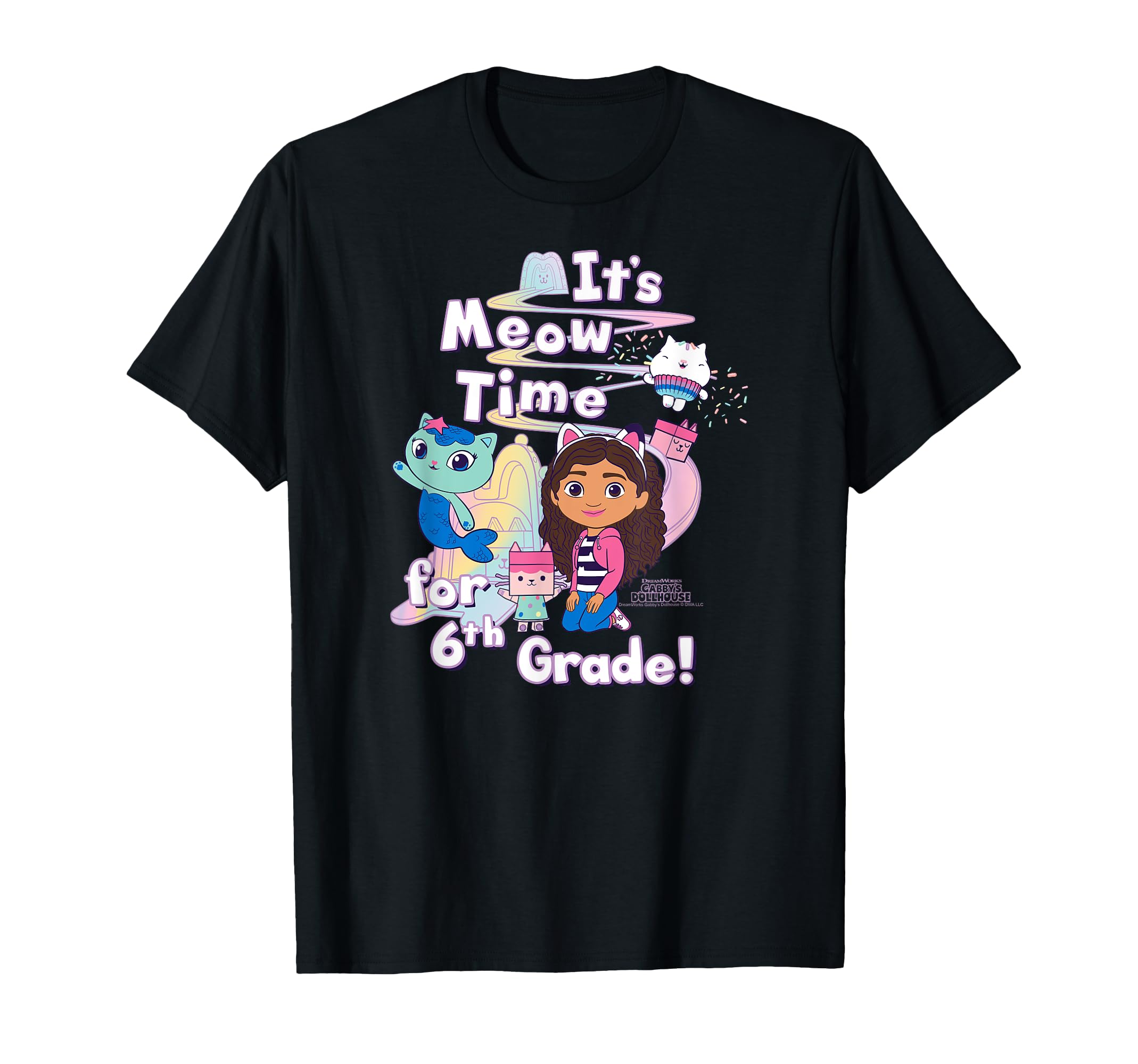 

DreamWorks Dollhouse 6th Grade Gabby s T-Shirt чёрный