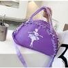 Girl Ruffle Lace Ballet Dance Bag Cute Handbag Crossbody Shoulder Bag Backpack