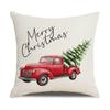 Linen New Christmas Pillow Cover Twill Red and Black Grid Series Pillow Cover Holiday Decoration Home Cushion Cover