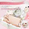 [Gift Wrapped] JILLSTUART White Floral Hand Cream & Compact Mirror Pouch Gift Set Coffret [Genuine Gift Box, Shop Bag, Message Card Included]