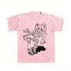 Japanese Y2k Unisex Unisexs Cropped Grunge Clothing 2000s Tops T Shirt For Unisex Y2k Girl Graphic Tees Female Clothing Harajuku