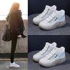 Fashion Winter Platform Sneakers Women Casual Sport Shoes Ladies Slip On Plush Shoes New In Woman Vulcanized Shoes Rocking Tenis Femme