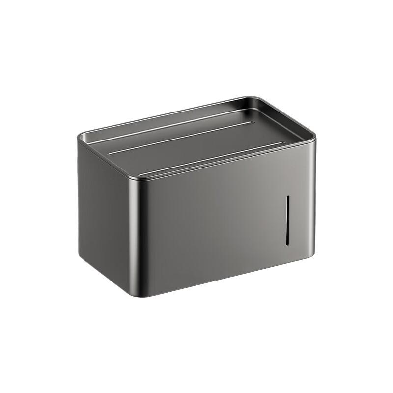 No-Drill Tissue Box and Toilet Paper Holder