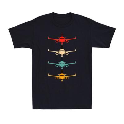 Pilot Funny Aviation Airplane Aircraft Pilot Flying Vintage Men's T-Shirt