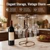 Metal Wine Glass Shelf Detachable Design Stemware Rack Retro Cup Rack  Home