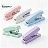 Gift for Colleagues And Friends Mini Stapler, with Ergonomic Curved Design, Handheld Morandi Color Heavy Duty Stapler Office School Home Use