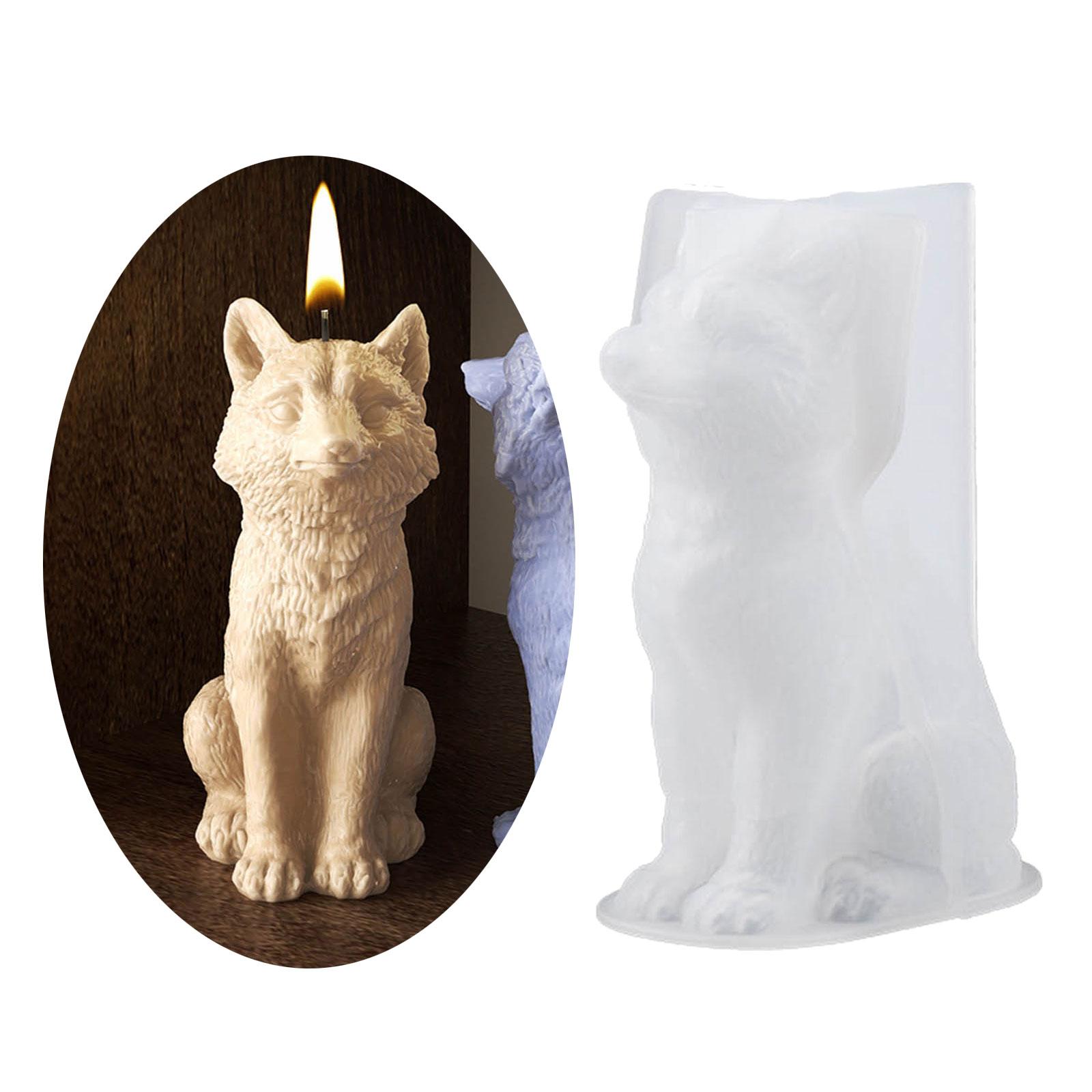 

Silicone Mold for 3D Animal Shaped Treat DIY Animal Statue Silicone Mold Expory Resin Mould for Crafting and Gift Making 2