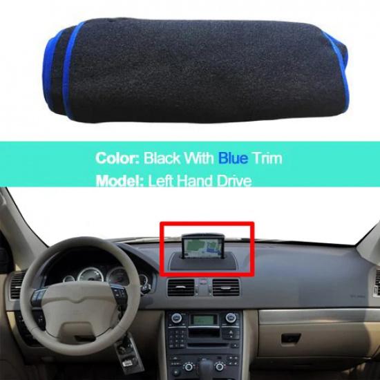 2 Layers Car Inner Dashboard Cover Dash Mat Carpet Cushion Sun Shade Dash Board Pad Cape For Volvo XC90 2002 - 2011 2012 2013