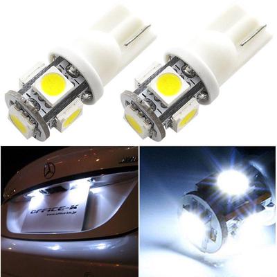10x T10 W5W Wedge Side Car Super Bright White 1 LED COB SMD Light Bulb Lamp 12V