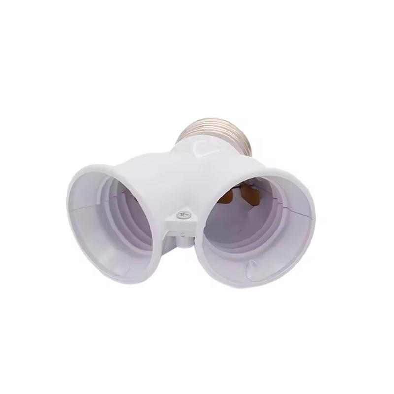 E27 1/2 Conversion Head Bulb Socket Creative 2-E27 Lamp Holder Extender Distributor Converter Plug