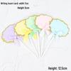 Happy Birthday Rainbow Cake Topper with Writable Greeting Card