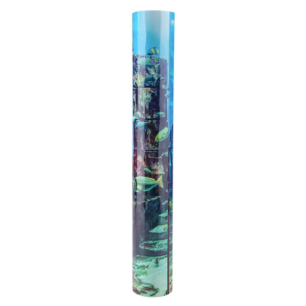 Coral Aquarium Background Underwater Poster Fish Tank Wall Decorations Sticker 61 x 30cm