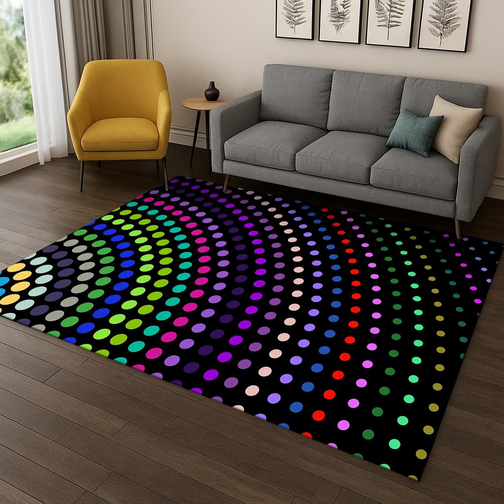 3D Music Note Art Carpet Rug Floor Mat for Living Room Sofa Home Bedroom Doormat Kitchen Decor,Playroom Non-slip Area Rug Gift