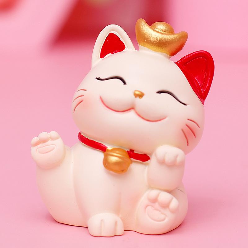 Personalized Desktop Cat Car Ornament - Center Console Doll Decoration