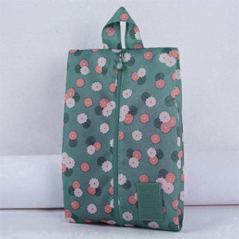 1pc Shoes Storage Zipper Bag Closet Organizer Non-woven Travel Portable Bag Waterproof Pocket Clothing Classified Hanging Bag