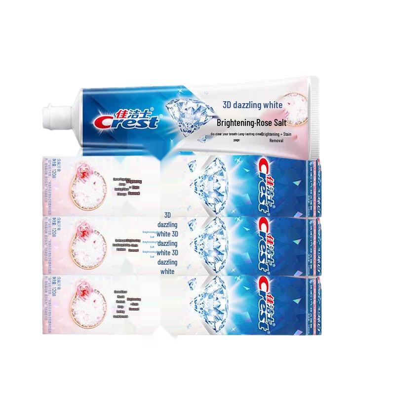Crest 3D White Rose Salt Toothpaste