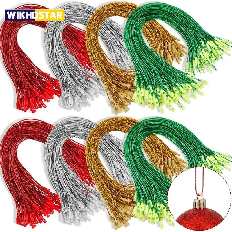 100pcs 20cm Polyester Strings for Christmas Pendants Xmas Tree Xmas Ball Tag Tool Christmas Drop Ornament Accessories