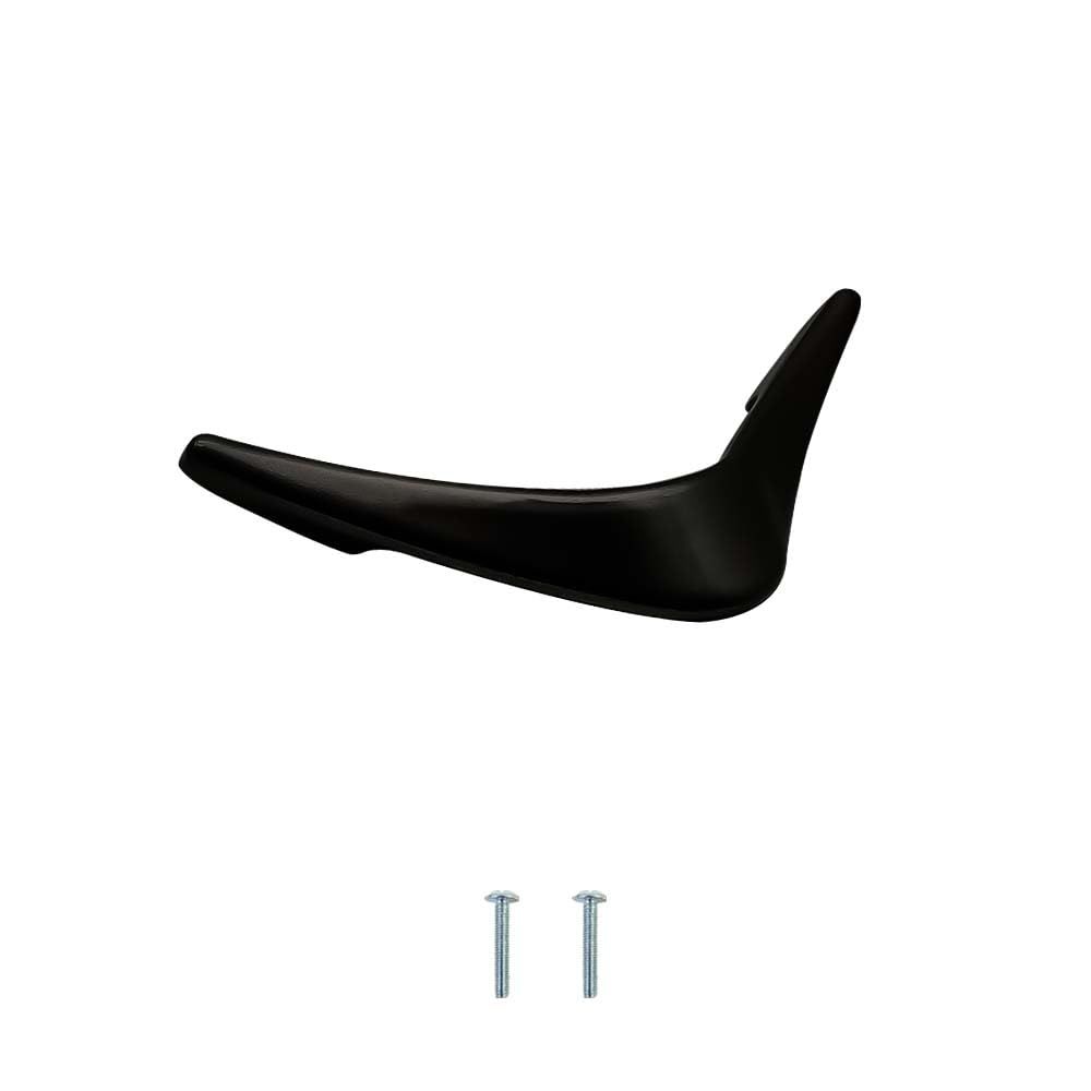 V Knobs for Drawers and Cabinets for Home/Kitchen/Offices and Hotels - Versatile Solution for Home, Hotel, and Office Doors (Black, 6)